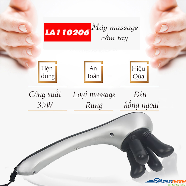 Máy massage mô phỏng ngón tay Lanaform Finger Mass LA110206